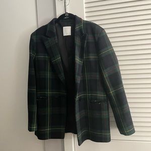 Sandro check Blazer